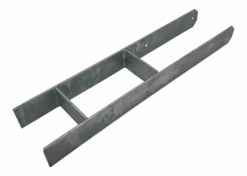 Anchor post support hot dip - h-anchor,