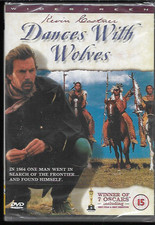 DANCES WITH WOLVES GENUINE R2 DVD KEVIN COSTNER MARY McDONNELL NEW/SEALED