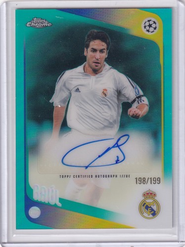 Raul auto topps - auto,