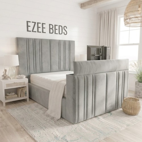 Aria bed frame plush - tv,