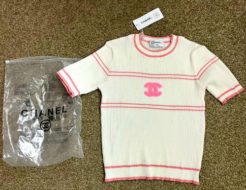 Chanel womens knit striped - womens,