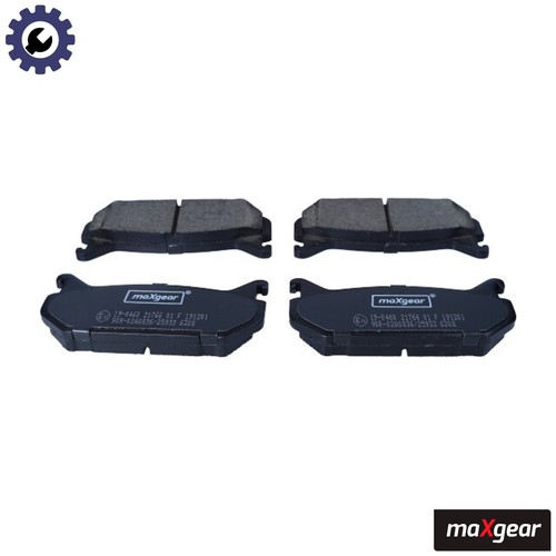 Brake pad set - set, disc