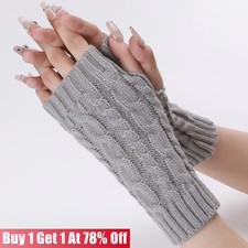 Womens Wrist Arm Knitted