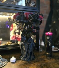 Gothic Reaper Vase Reaper robe