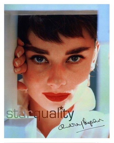 Audrey hepburn 10x8 signed - 10x8,