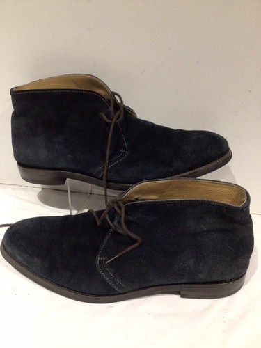 John white mens blue suede - blue,