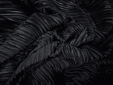 Plissé Pleated Stretch Sateen