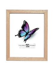 Real Solid Oak Picture Frames in a square profile - Available in all sizes