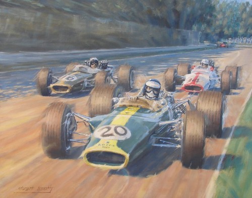 Lotus jim clark 1960s f1 - 49,