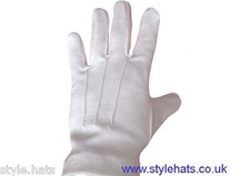 SALE Masonic Gloves White