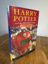 Harry Potter and the Philosopher's Stone SIGNED Thomas Taylor 25 Anniv Ed HB 1st