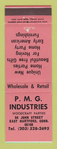 Matchbook cover pmg - matchbook,