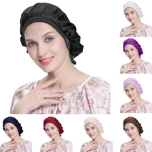 Pure mulberry silk sleep - mulberry, cap