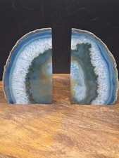 Set of 2 - Blue Banded Agate
