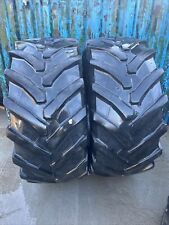 X2 Trelleborg TM1000 Tractor Tyres Fasttrac JCB Etc! Free Delivery