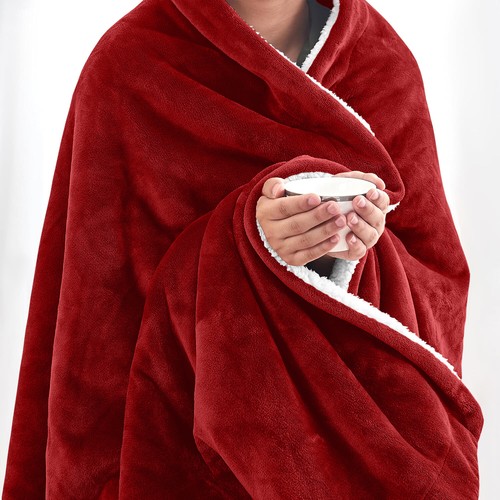 Extra thick sherpa blanket - thick,