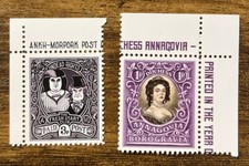 Discworld Stamps 2 Corners New