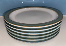 6 x Denby Regency Green Plates