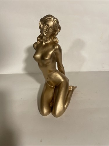 Painted alabaster female form - alabaster,