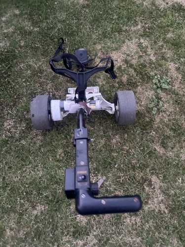 Electric golf trolley works - golf, no