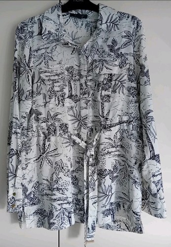 Primark white black tropical - primark,