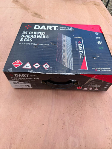 Dart clipped head nails - clipped,