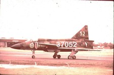 37052 : Saab 37 Viggen : Sweden Air Force : 35mm slide 73a