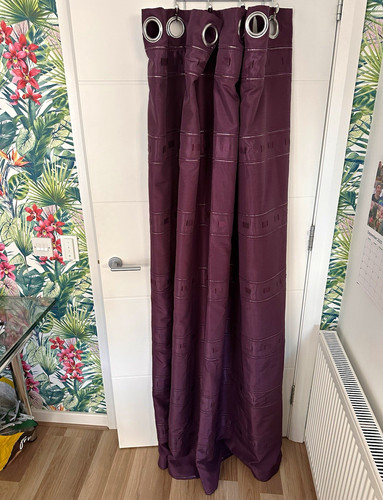 Purple eyelet lined light - purple,