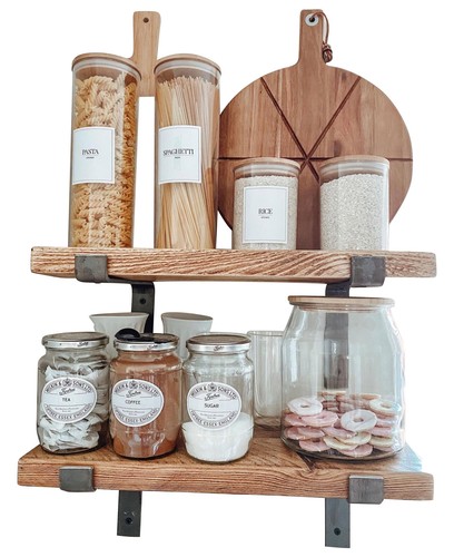 Rustic wooden shelf urban - shelf,