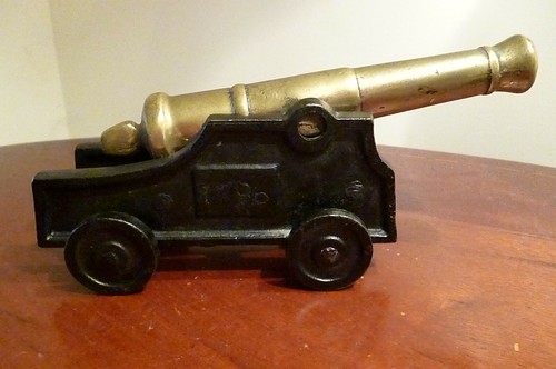 Vintage brass cast - brass, iron