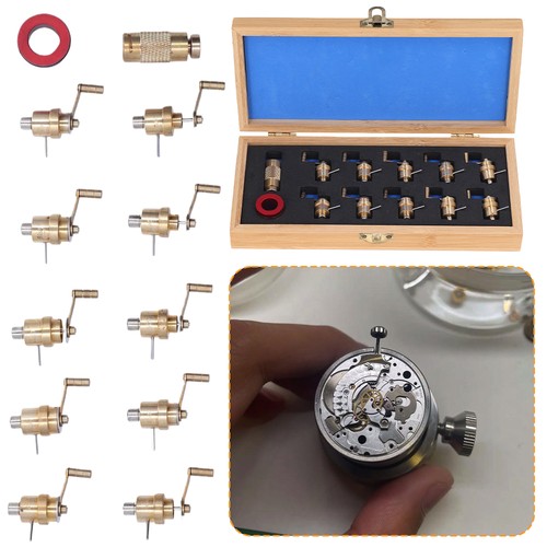Mainspring winder set brass - mainspring,