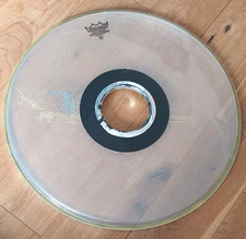 18' Remo Weatherking Controlled Sound Bass Drum Resonant Port Hole Head Skin