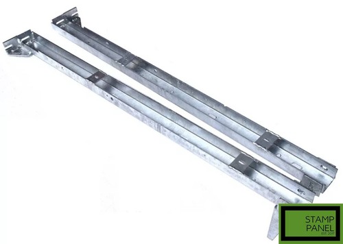 Pair galvanised sill rail - galvanised,