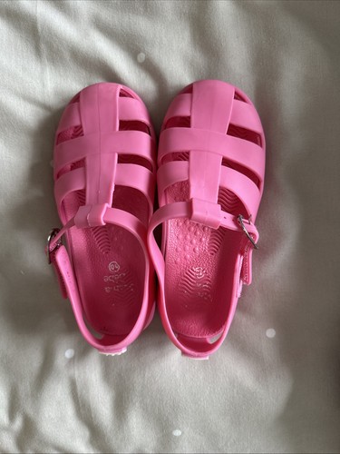Girls pink sandals - sandals, size