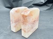 VINTAGE ONYX STONE BOOKENDS