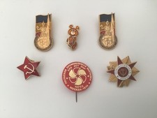 Six Russian Badges