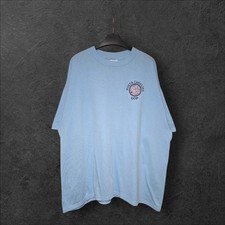 Men's Vintage Light Blue Hanes North Carolina GOP Single Stitch T-shirt, XL