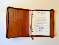 Filofax Lockwood A5 Zip Cognac