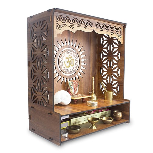 Wooden pooja stand for home - pooja,