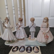ROYAL WORCESTER LIMITED EDITION I PRAY, I WISH,I DREAM, I HOPE, NSPCC FIGURINES