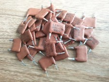 JOBLOT 50 x LEMCO 250pF 200v 5% MICA CAPACITOR VALVE, AMP, RADIO SPARES