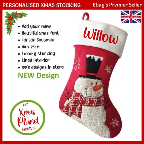 Personalised snowman xmas - personalised,