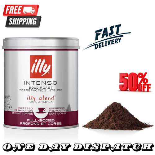 Illy intenso ground coffee - intenso,