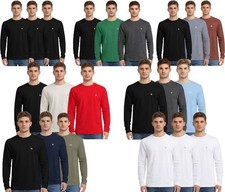 3 Pack Men's Long-Sleeved