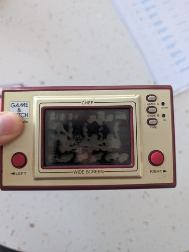 Nintendo game watch chef - game,