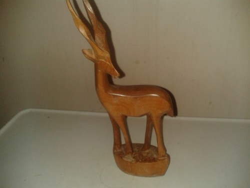 Vintage hand carved wooden
