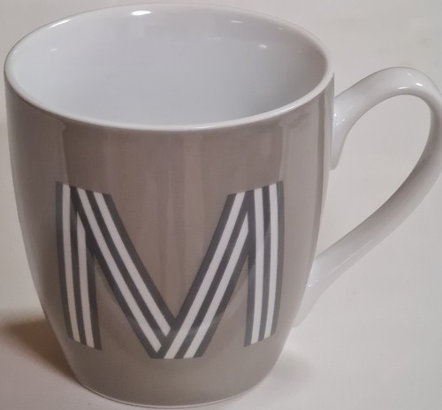 Alphabet mug porcelain - ", m