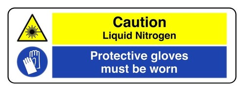 Caution liquid nitrogen - liquid,