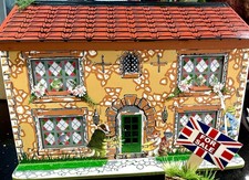 Vintage Retro Dolls House Wind in The Willows “Furnished”