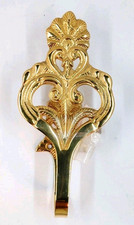 2 Solid Brass Curtain Drapes
